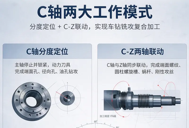 GTM_04 GTM斜床身车削中心c轴工作模式